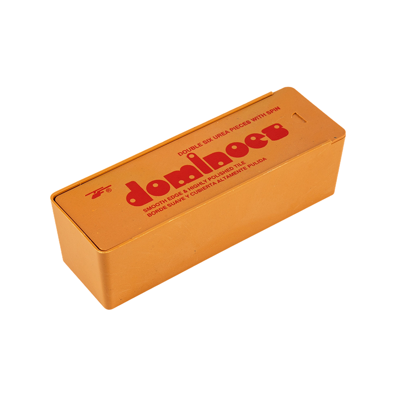 Push-Pull Double Six Dominoes muovikotelossa