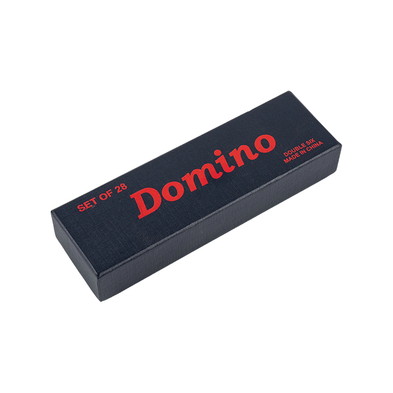Mini kannettava kaksinkertainen kuusi paperilaatikko dominoes