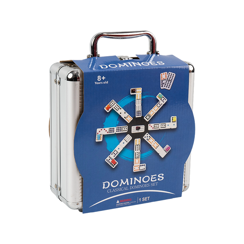 Deluxe Edition Double Twelve Alumiin Box Dominoes