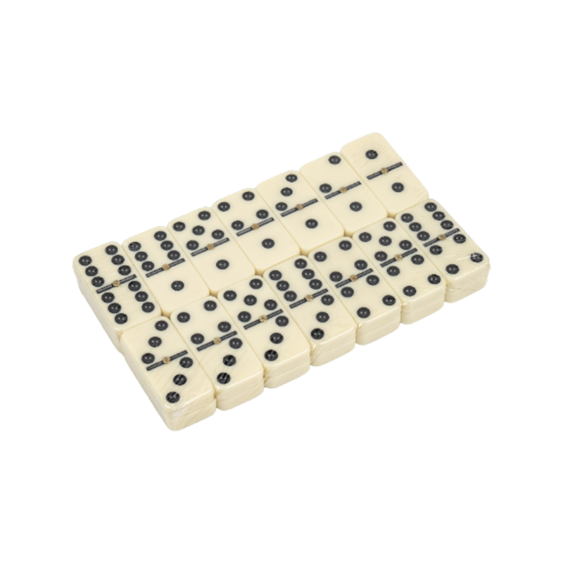 Akryylimuovinen pistemäärä Dominos -pöytäpelisarja