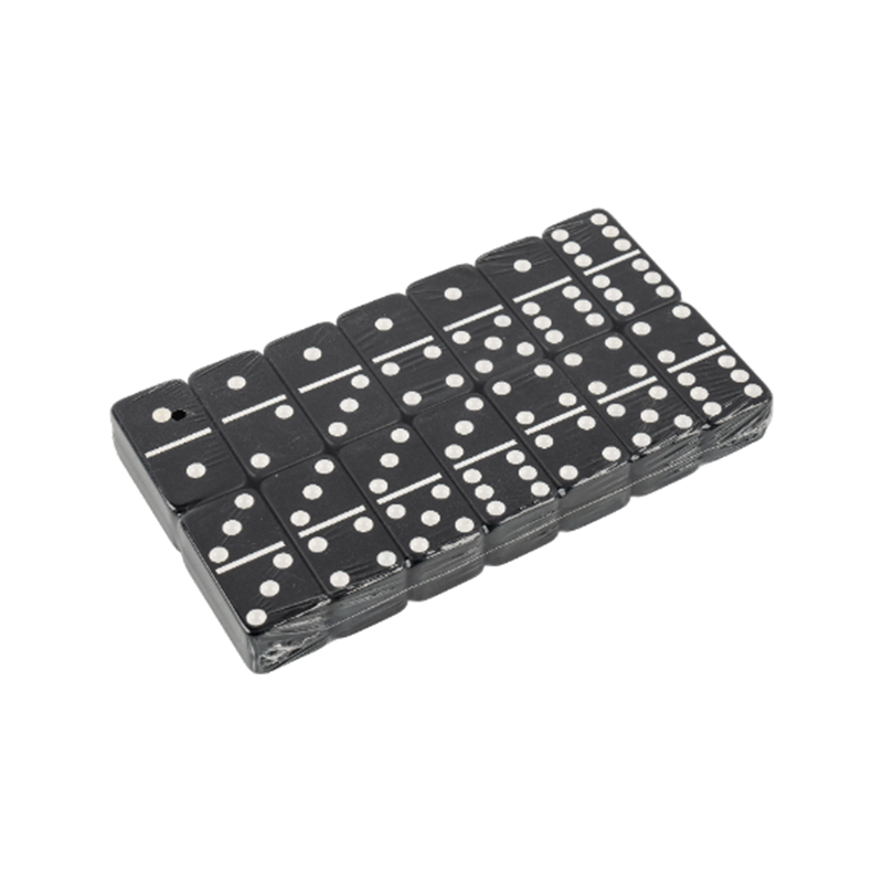 Valkoinen piste musta pohja domino -sarja